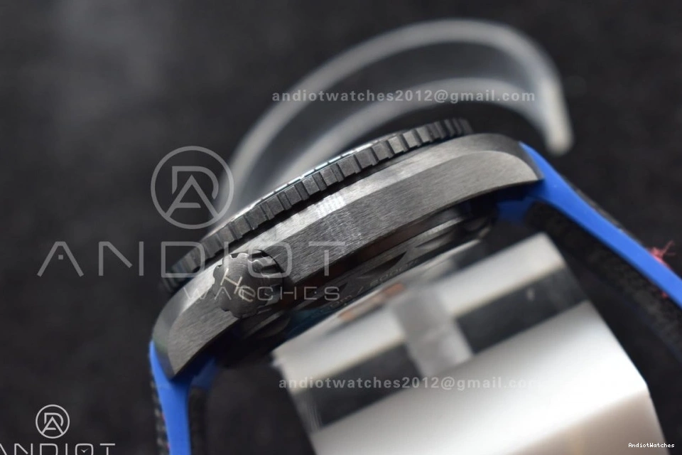 45.5mm on Strap Black 1:1 Ocean 1008 A8906 Nylon Super Deep Classic Planet Best Real VSF Black Edition Ceramic Clone 0119